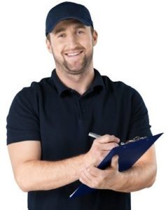 Lächelnder Handwerker